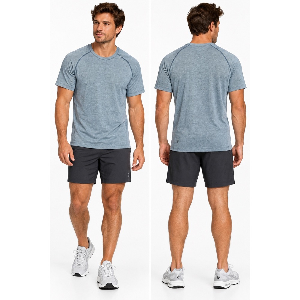 Lululemon Metal Vent Tech Shirt Small Blue Short Sleeve Athletic Training Gym